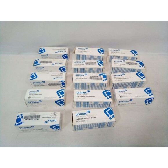 Lot of 14 - Primex 1x8 Coax 1675Mhz Splitter -Part# 125-1576 - Picture 1 of 6